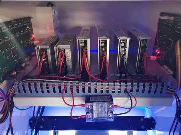 Il selezionatore matto ad alto rendimento di colore di 10 scivoli adotta il sistema di illuminazione del LED