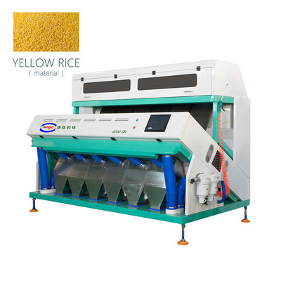 Lo SGS 384 fa scendere la capacità d'elaborazione per mezzo di uno scivolo della macchina 10T del selezionatore di colore del grano
